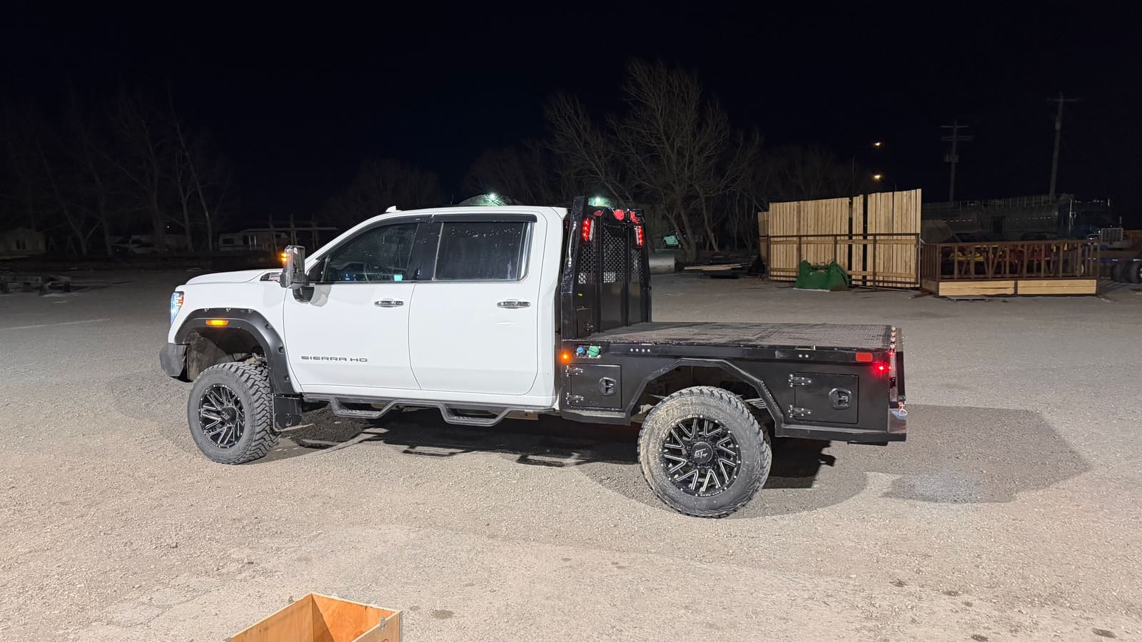Custom fabricated truck flatbed deck